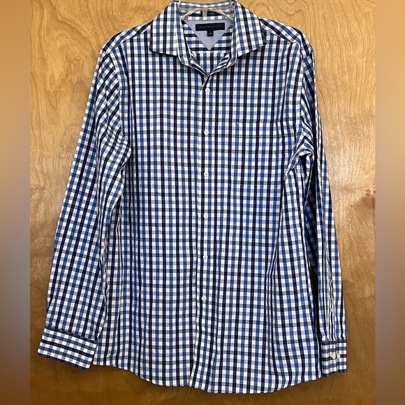 Tommy Hilfiger Button Down Shirt 16 34/35 L - Picture 1 of 5